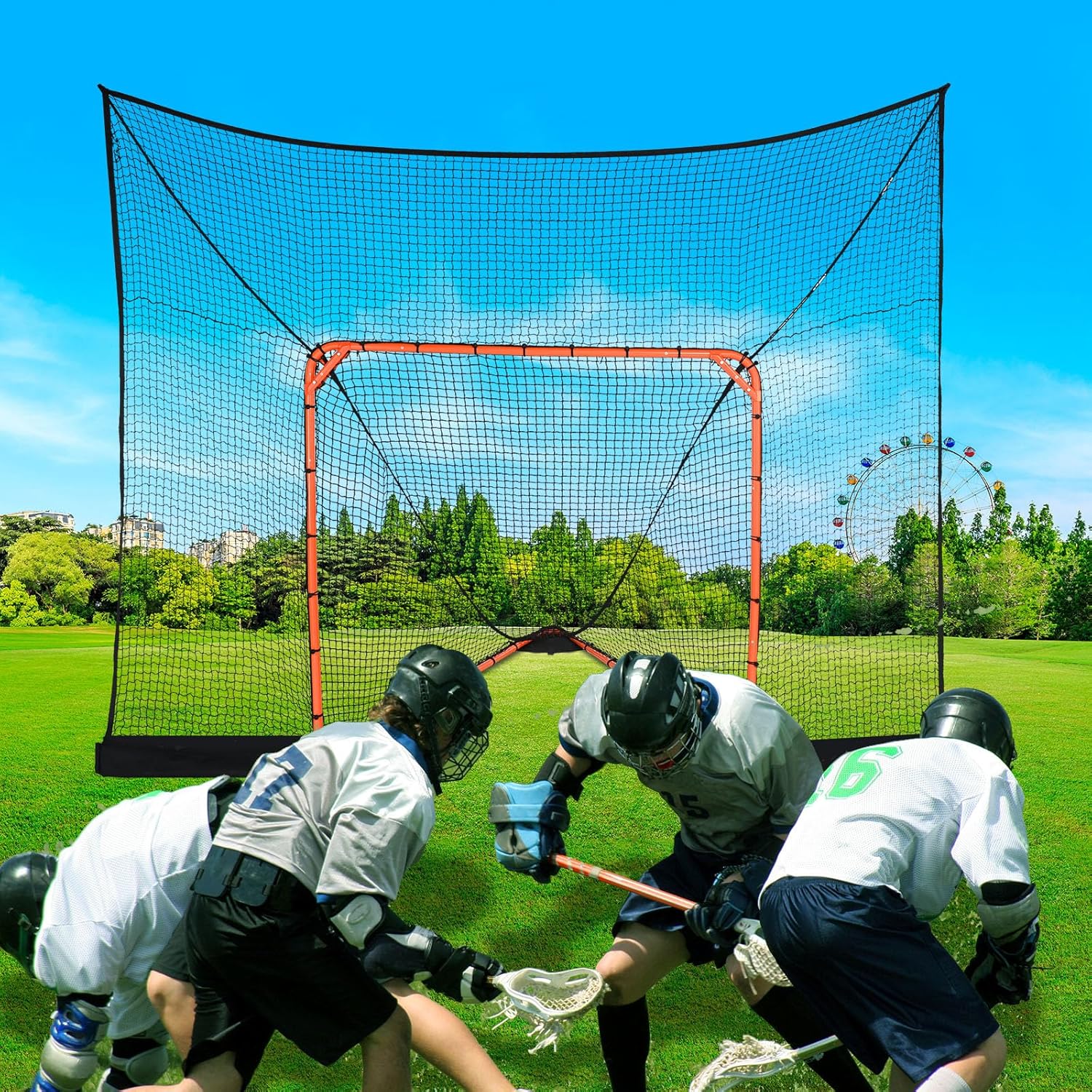 VEVOR Portable Lacrosse Goal - Ideal Training Accessory Set