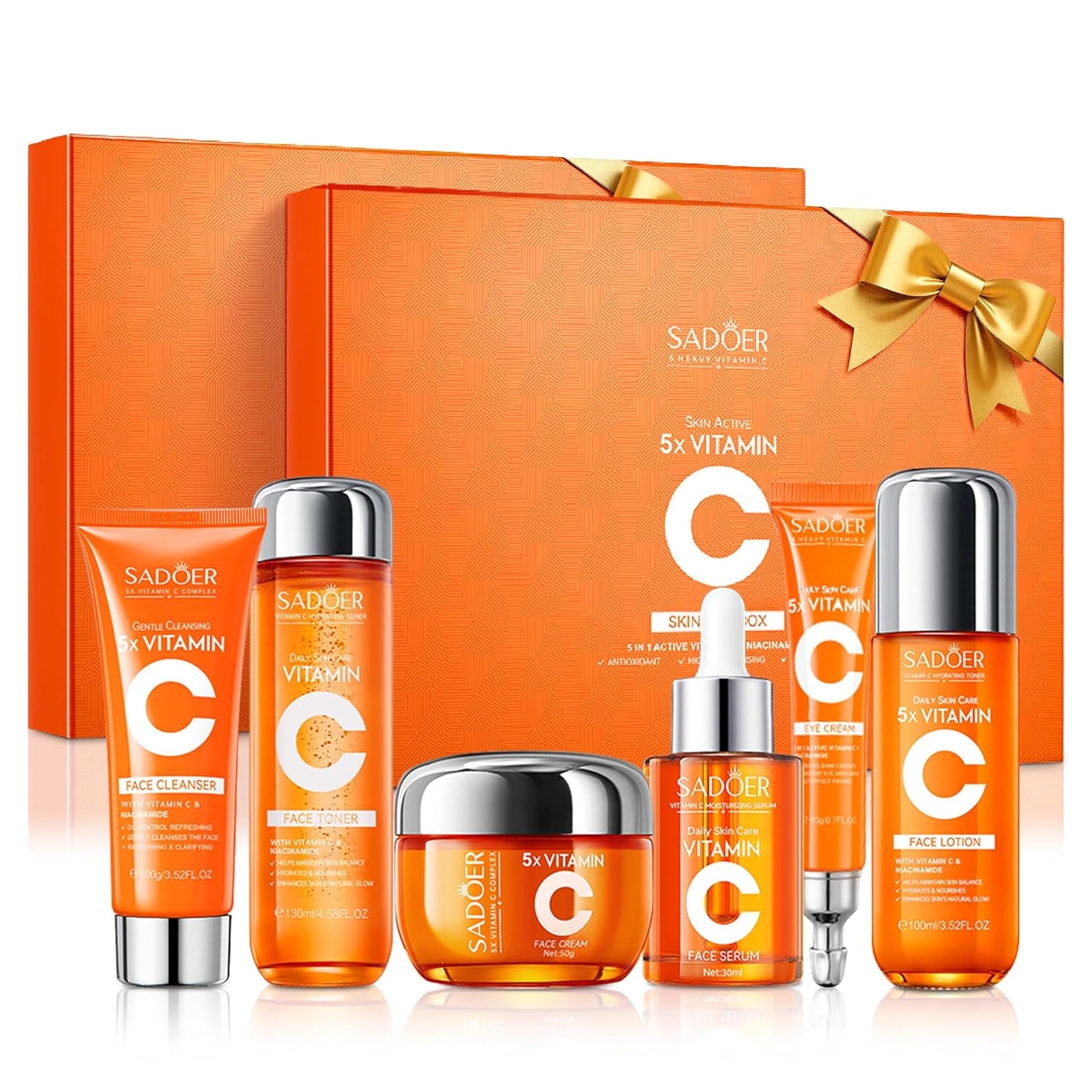 Compatibility Vitamin C Skincare Kit for Hydration and Glow