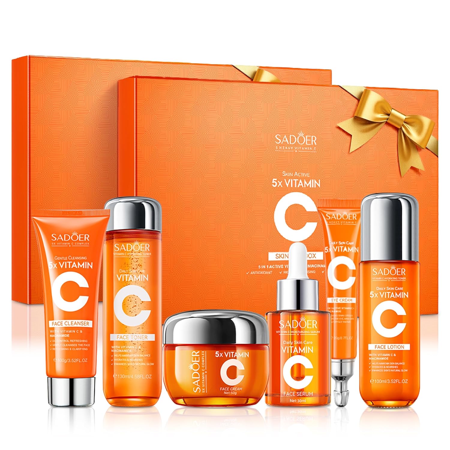 Compatibility Vitamin C Skincare Kit for Hydration and Glow