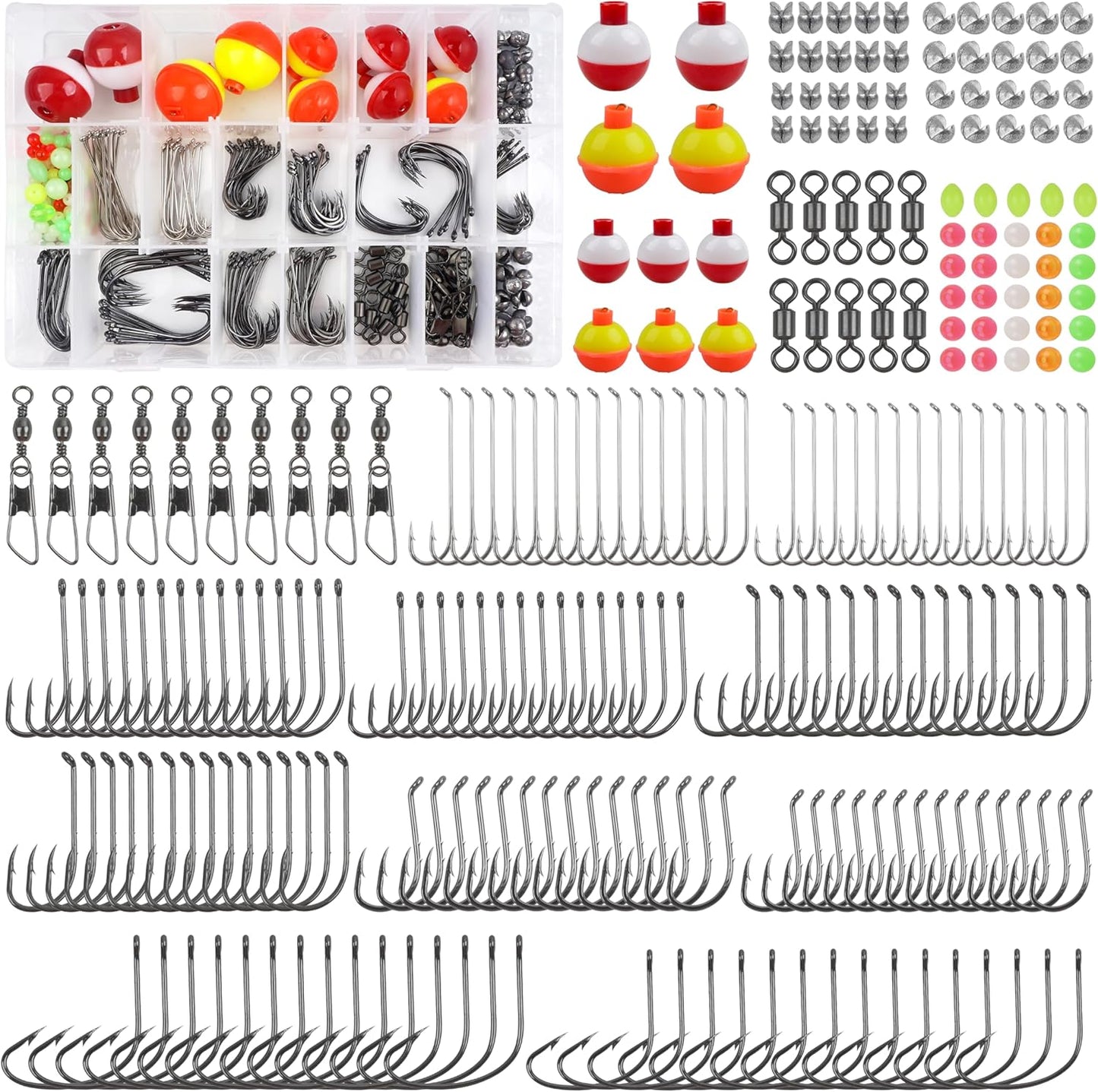 SILANON 250pcs Fishing Kit - Catch More Panfish!