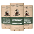 Natural Deodorant for Men Sierra Storm - Odor-Squatching 3 Pack
