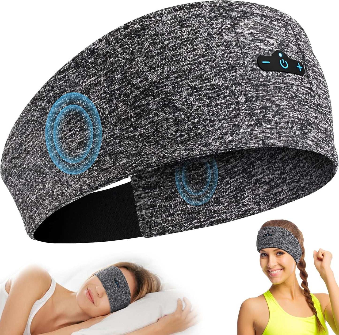 Wireless Bluetooth Headband: 13-Hour Playtime & HD Stereo Speakers