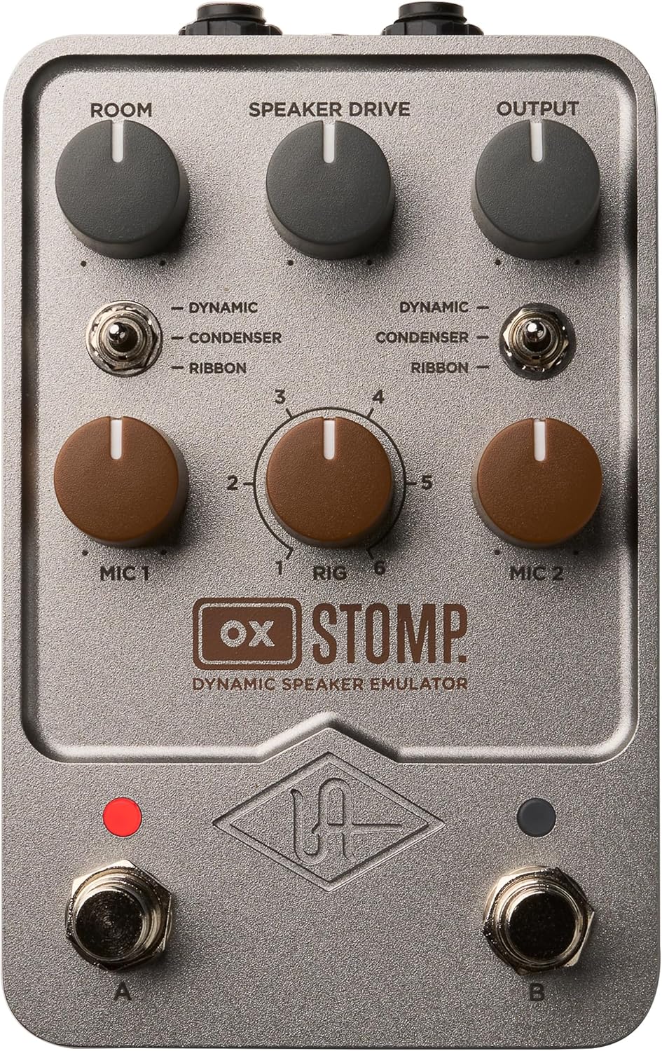 Universal Audio OX Stomp Speaker Emulator Pedal for Guitarists