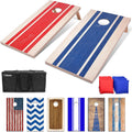 Portable Cornhole Sets - 4 ft Tailgate Boards with 8 Bags