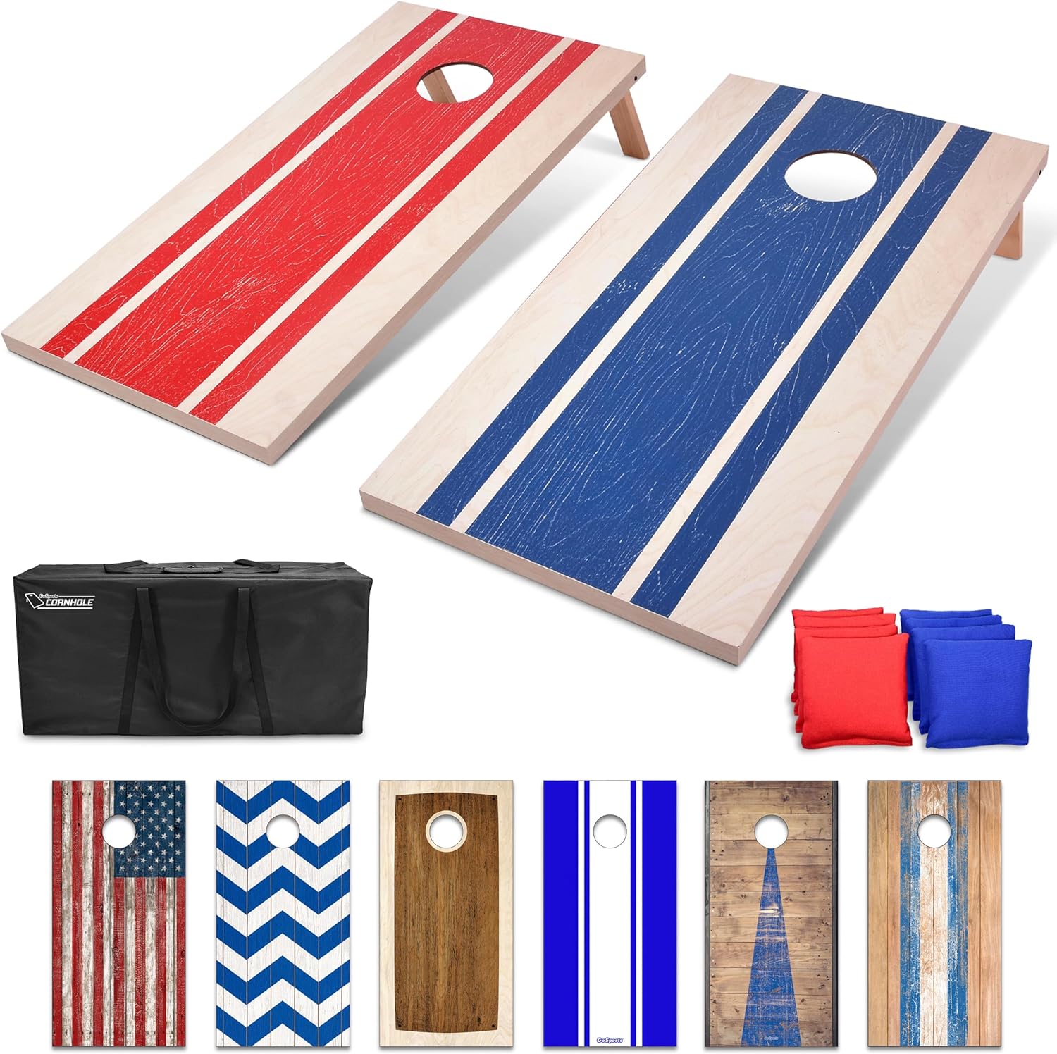 GoSports Portable Cornhole Sets for Fun Tailgate Games