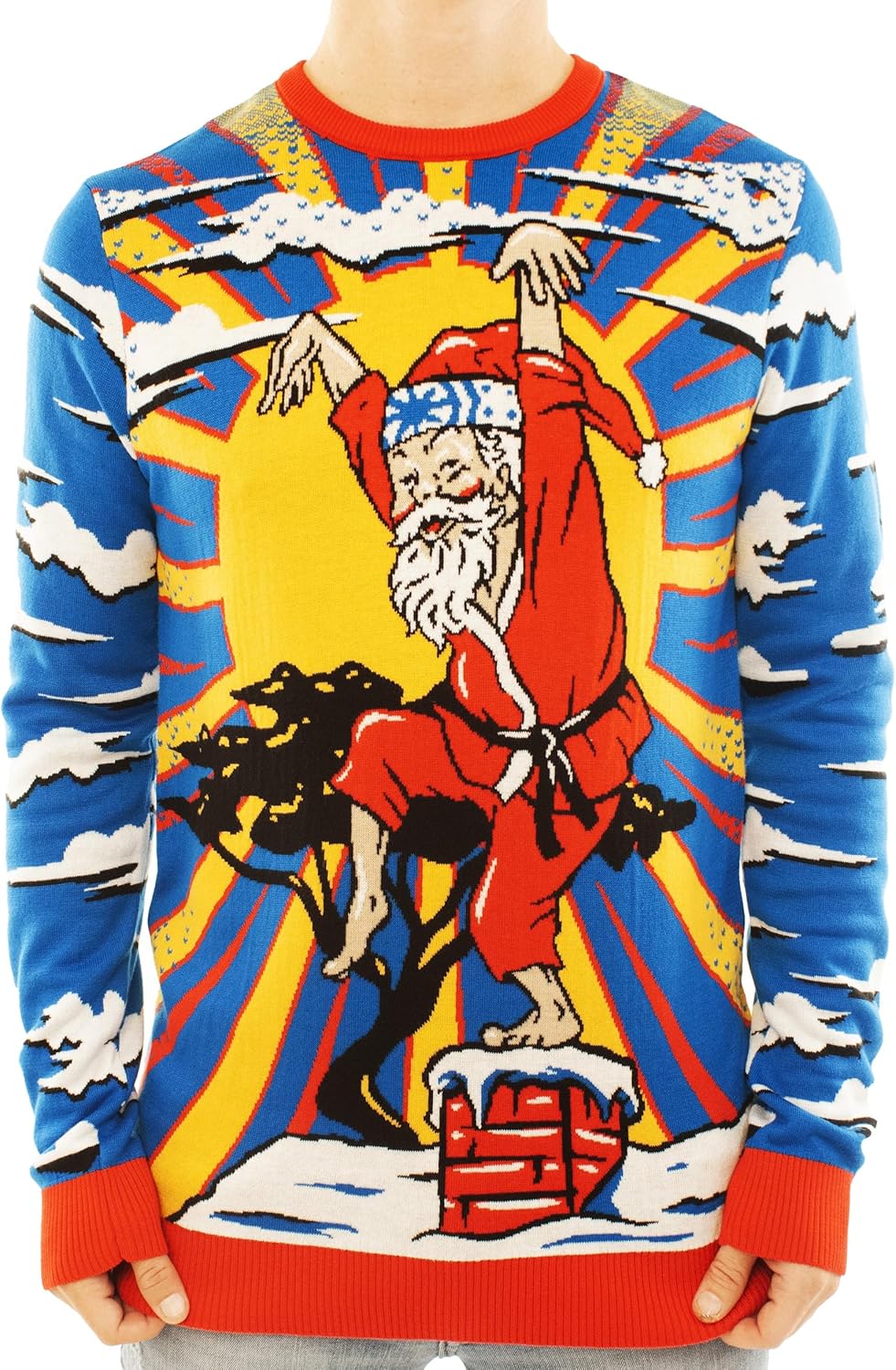 Ugly Christmas Sweater for Men and Women - Funny Santa Design