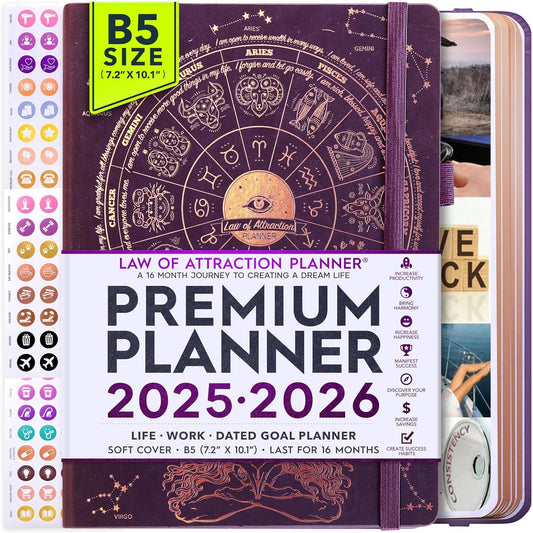 2025-2026 Planner Weekly and Monthly by Freedom Mastery