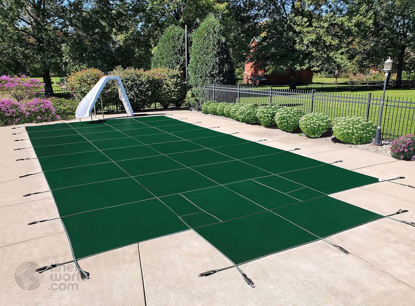 Winter Warrior Mesh Inground Safety Pool Cover for Large Pools