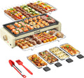 Aoran Electric Smokeless Grill 1800W Indoor Griddle - Family Size