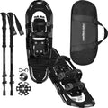 Retrospec Drifter Snowshoes & Trekking Poles Bundle - Lightweight