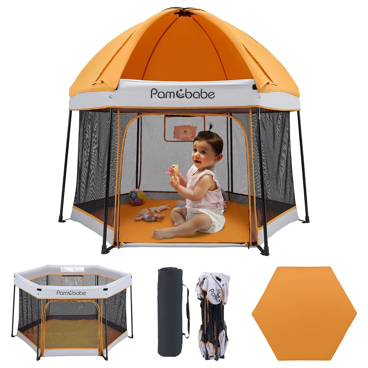 Pamo Babe Portable Playpen: Ultimate Baby Comfort!