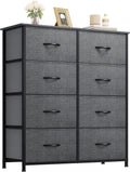 YITAHOME Tall Dresser with 8 Drawers - Roomy Fabric Storage