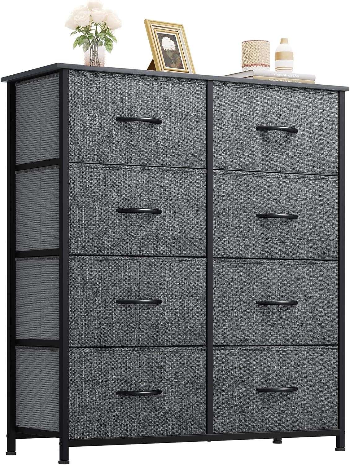 YITAHOME Tall Dresser with 8 Drawers for Bedroom Storage