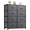 YITAHOME 8 Drawers Fabric Dresser - Tall Storage Tower for Small Rooms