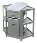 Badger Basket Corner Baby Changing Table - Space-Saving Nursery