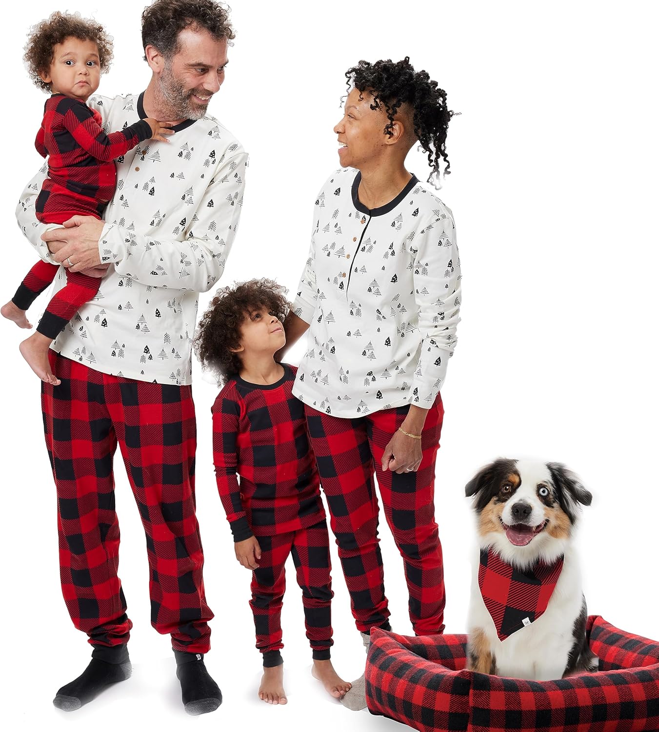 HonestBaby Family Matching Holiday Pajamas for Everyone