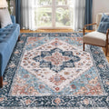 SERISSA 5x7 Boho Area Rug - Soft Non-Slip Vintage Design