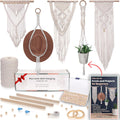DIY Macrame Kit for Beginners - Complete 5 Project Starter Kit