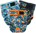 Washable Dog Diapers (3 Pack) Reusable Female Dog Diaper - Cute Prints