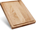 Large Thick Maple Wood Cutting Board 17x13x1.5 in - Durable Reversible