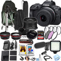 Canon EOS R100 Mirrorless Camera with 18-45mm Lens - Pro Video Bundle