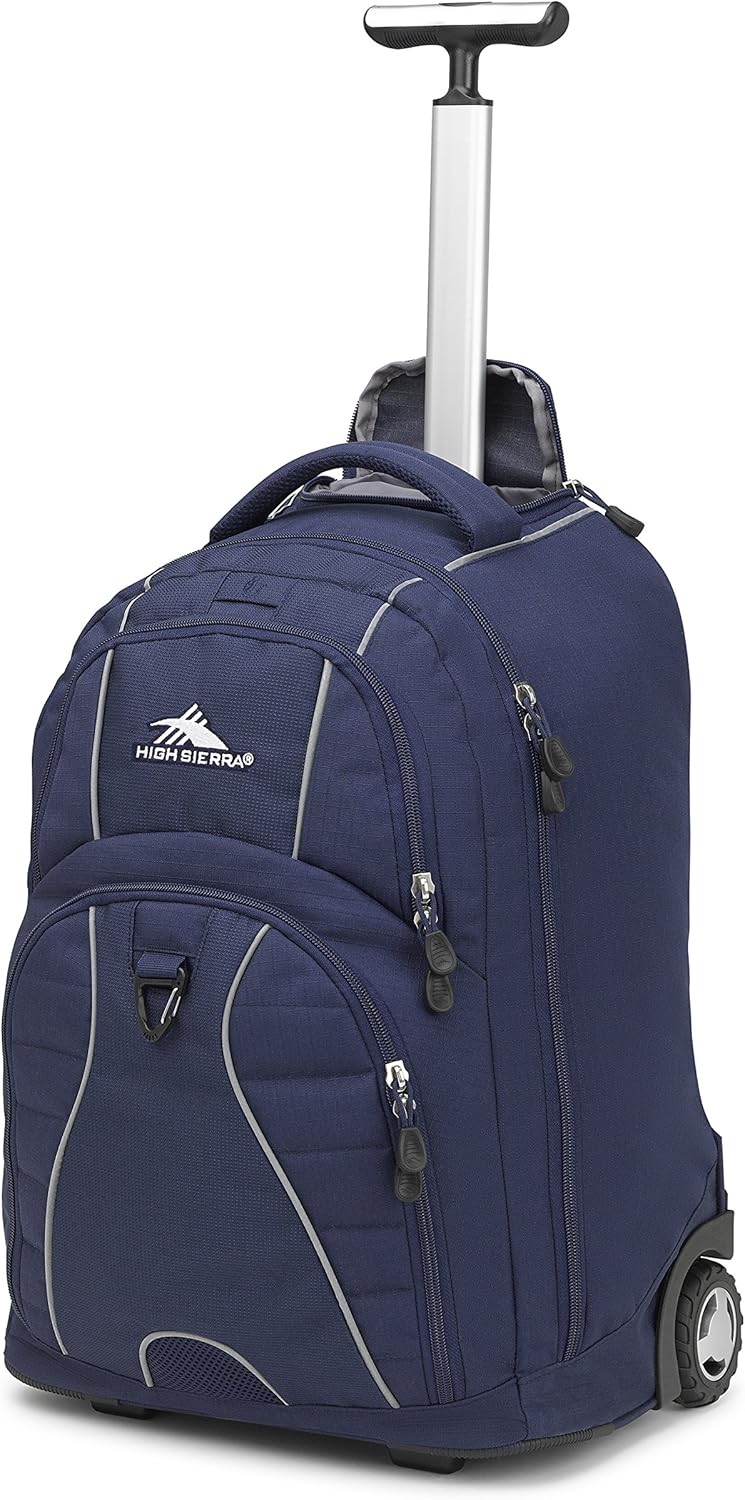 High Sierra Freewheel Wheeled Laptop Backpack for Travel