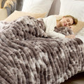 Cozy Bliss Faux Fur Throw Blanket for Ultimate Comfort and Warmth