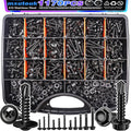Self Tapping Screws 1170PCS Kit - 410 Stainless Steel Assortment