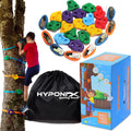Ninja Tree Climbing Kit 16 Large Holds & 8 Ratchets - Quick Setup