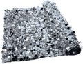 Silver Metallic Floral Sheeting Backdrop for Weddings - Shimmering 3