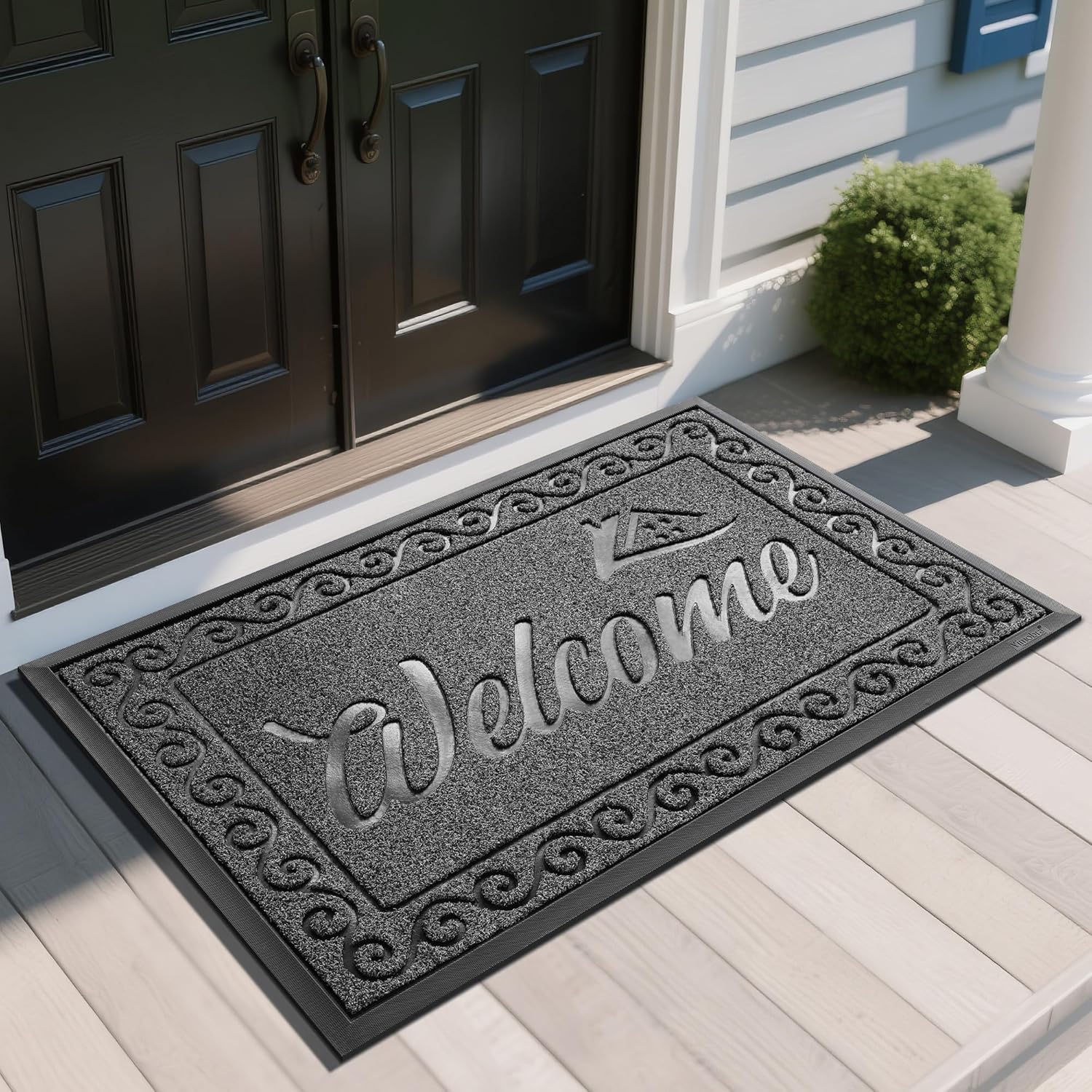 Yimobra Welcome Mat for Home Entrance, Heavy Duty & Stylish