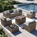 Aoxun Patio Furniture Sets: 8-Piece Outdoor Comfort