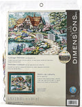 Dimensions Cottage Retreat Needlepoint Kit, 16 in x 10 in - Vibrant