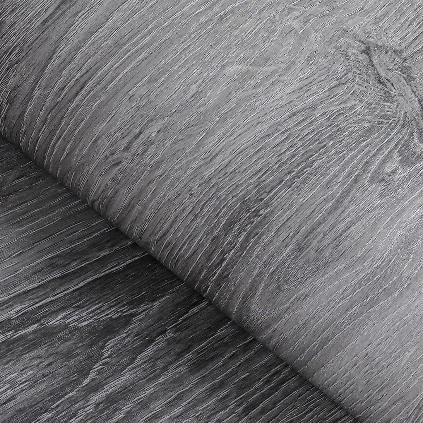 Grey Wood Contact Paper for Cabinets Peel and Stick Wallpaper