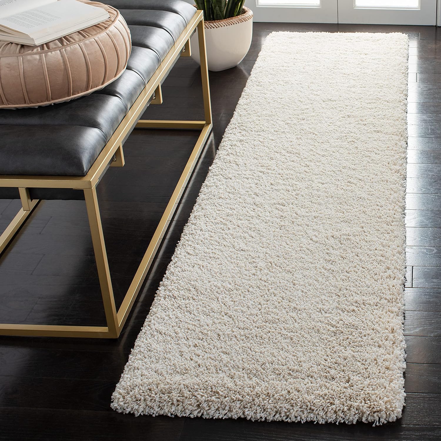 SAFAVIEH Milan Shag Runner Rug - Non-Shedding, Easy Care