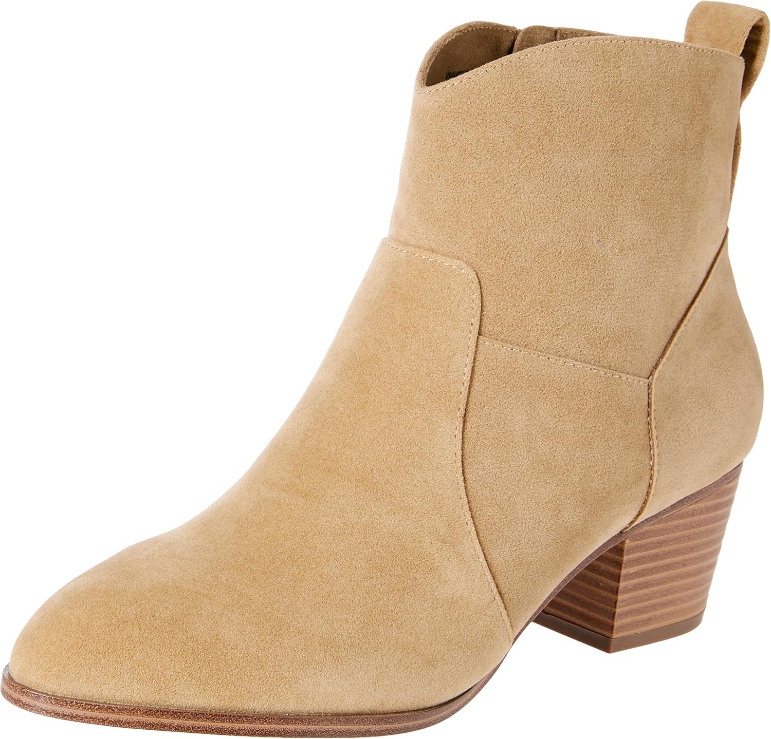 Western Ankle Boots with Stacked Heel for Stylish Comfort