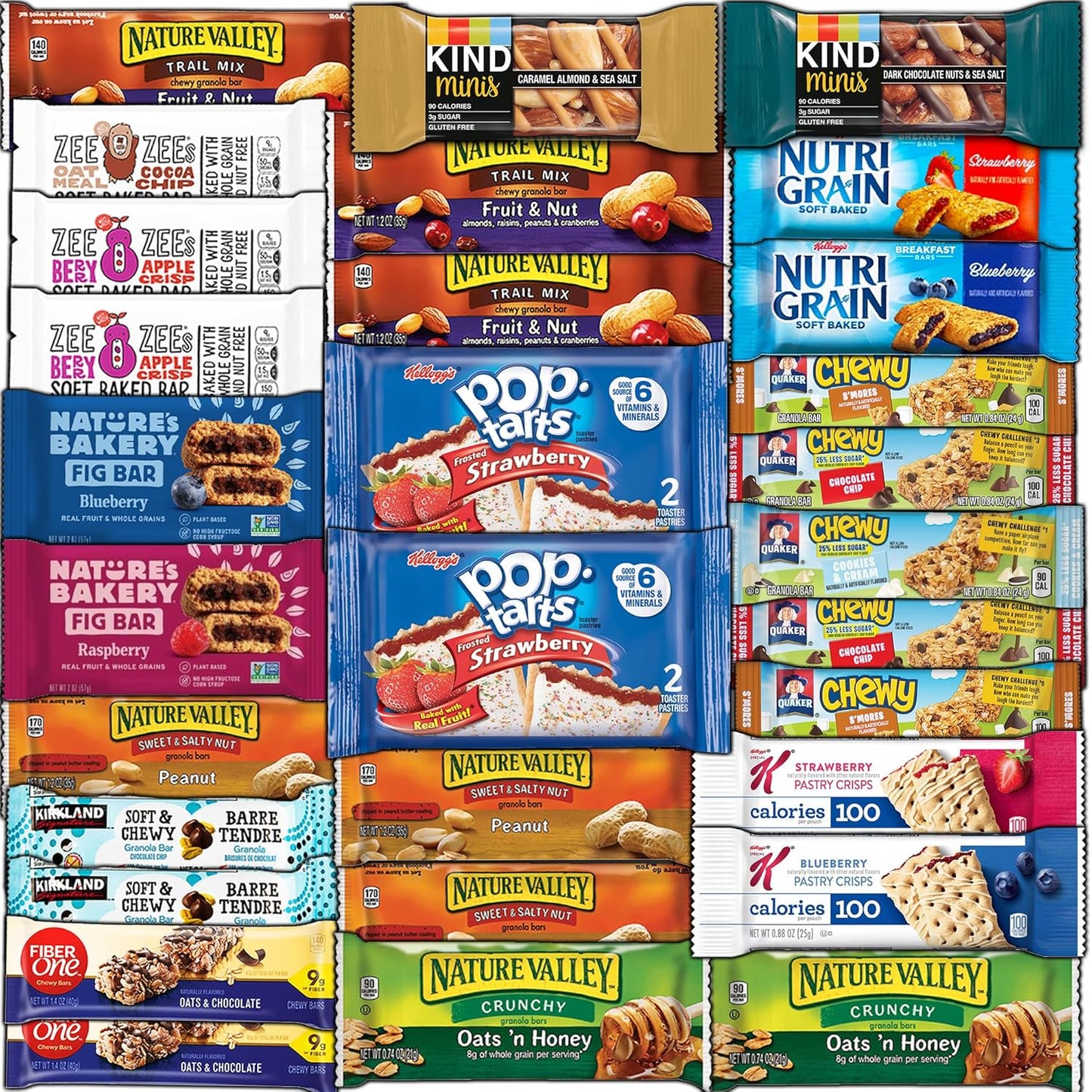 CRAVEBOX Ultimate Breakfast Bars Mix - Perfect Snack Gift Box