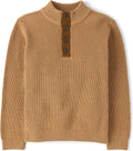 Gymboree Boys and Toddler Quarter Button Pullover Sweater - Soft