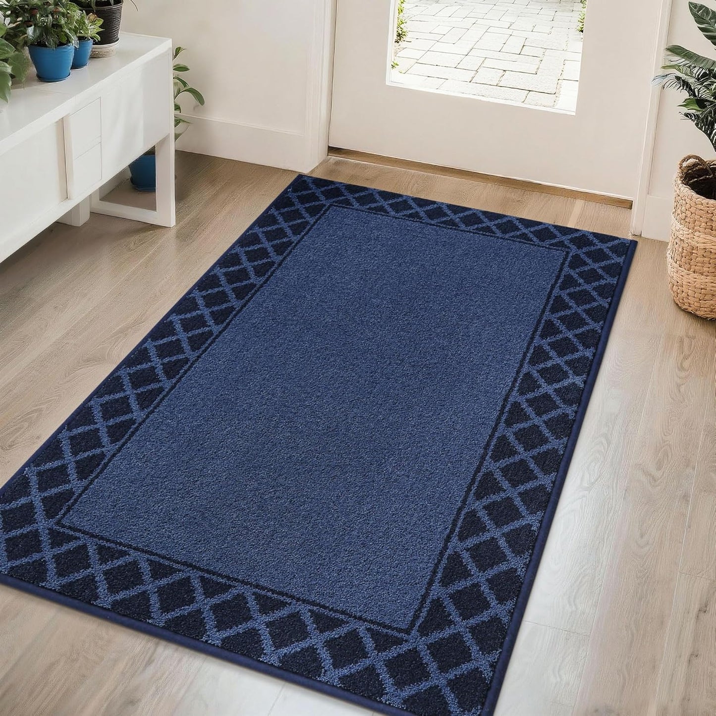 BEQHAUSE Door Mat Dirt Trapper Non Slip Entryway Rug 36x60