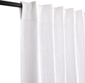 Khadi Textured Cotton Curtain 50x72 in Set of 2 - Classic White