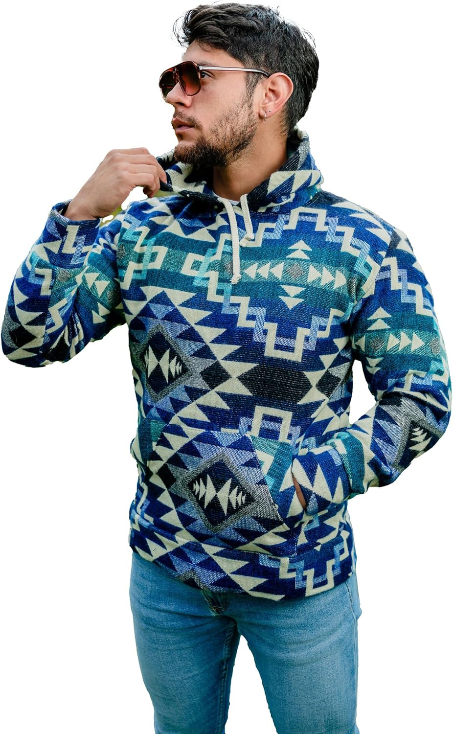 Alpaca Wool Blend Hoodie: Sherpa Lined Warmth!