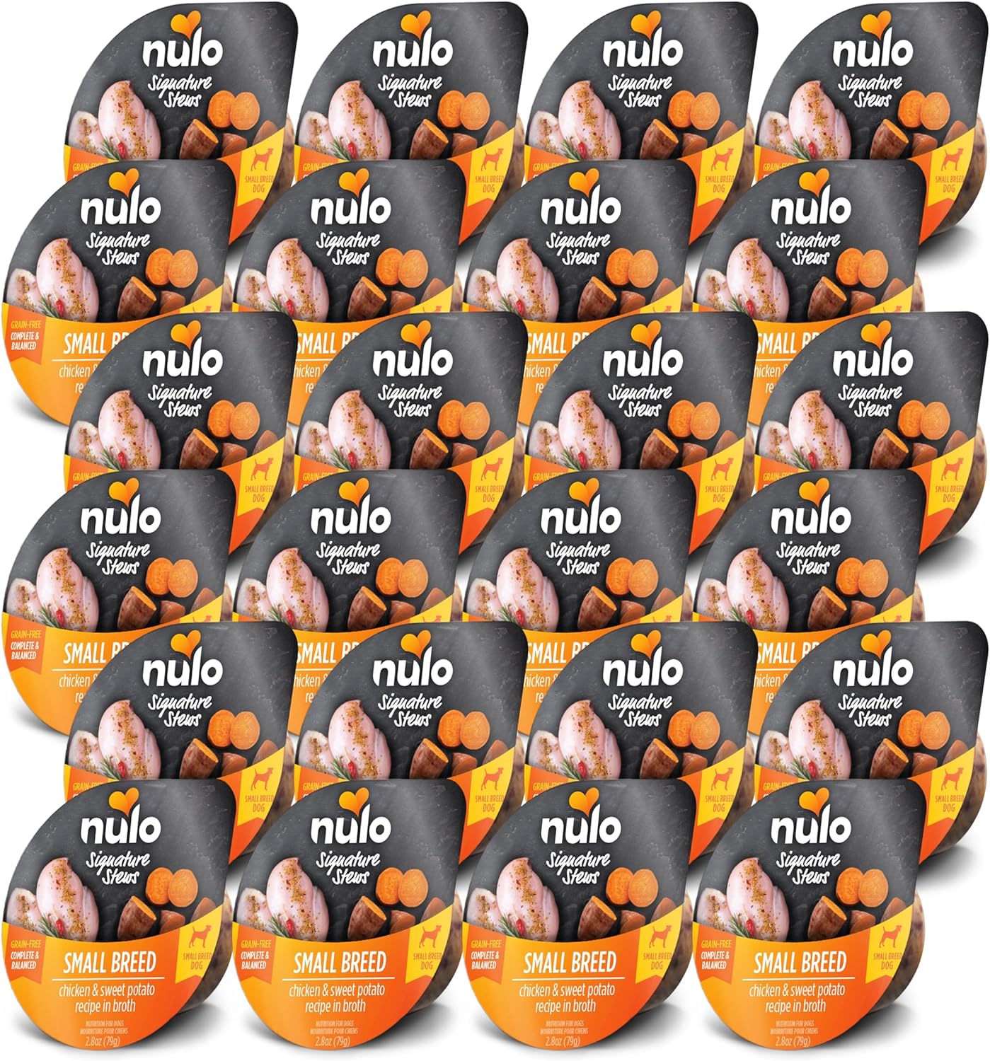 Nulo Small Breed Dog Signature Stew Chicken & Sweet Potato Cups