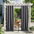 NICETOWN Weighted Outdoor Curtains for Patio W46 x L72 - Windproof