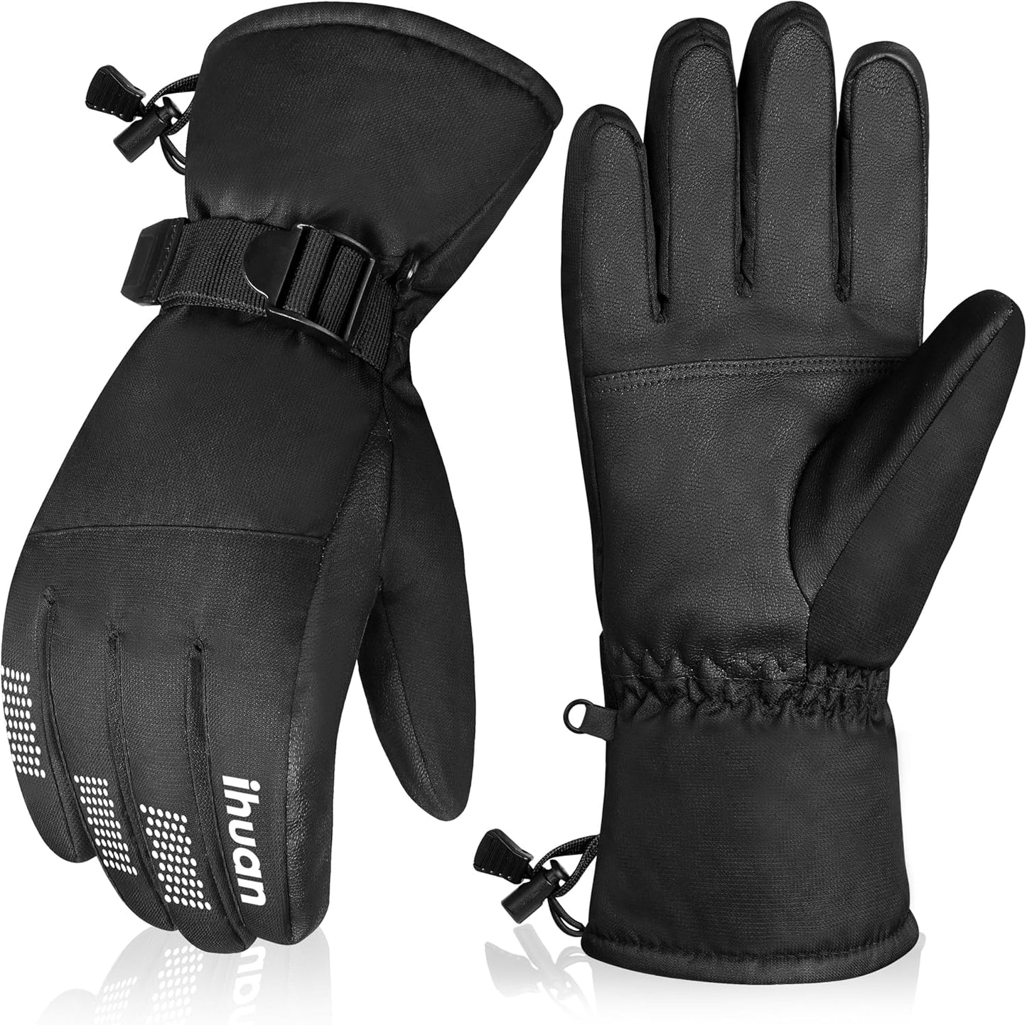 ihuan Waterproof Touchscreen Snow Gloves