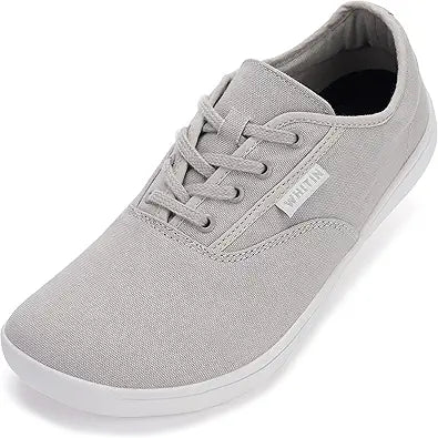 WHITIN Men's Wide Canvas Barefoot Sneakers for Natural Comfort