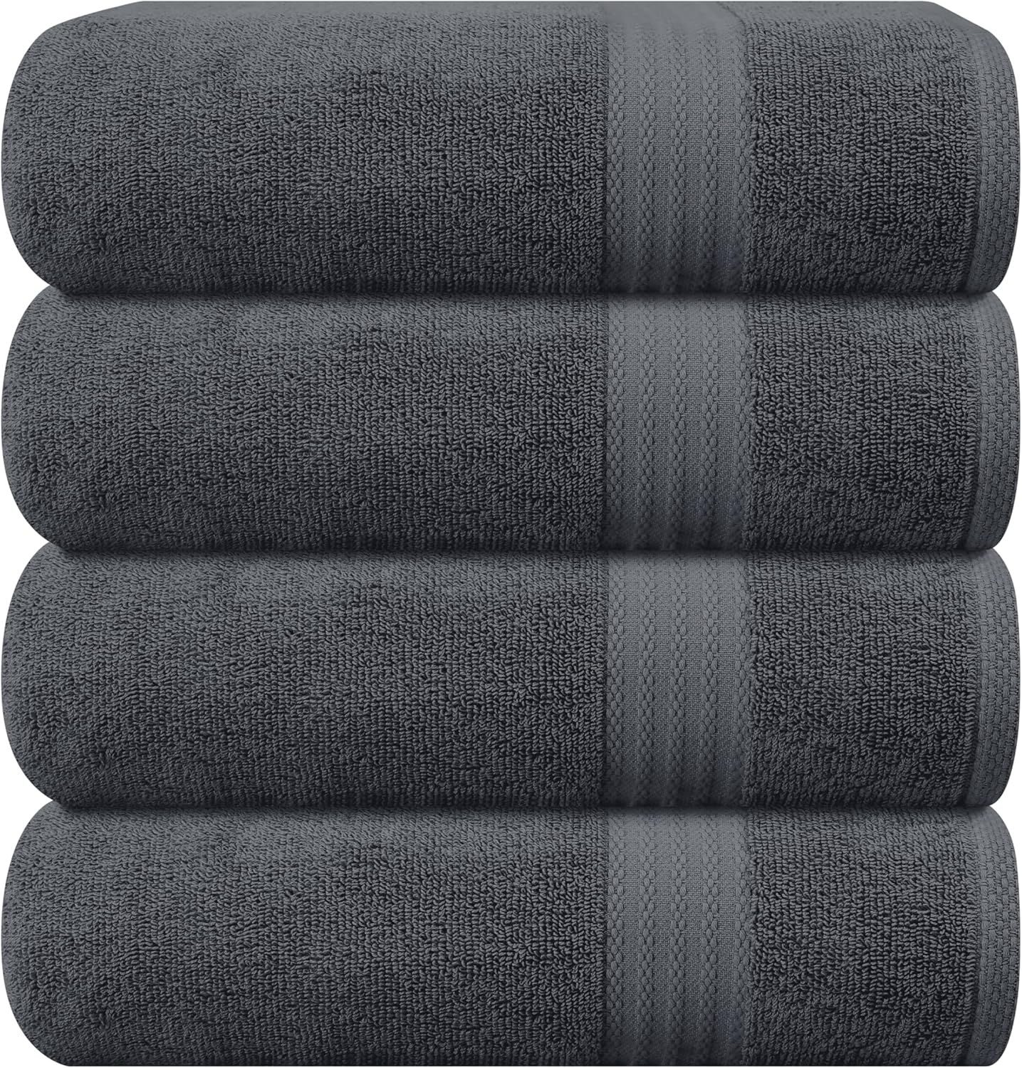 GLAMBURG Premium Cotton Bath Towel Set - Ultra Soft & Absorbent
