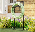 Kingson Portable Garden Hose Holder with Storage Basket - Heavy-Duty
