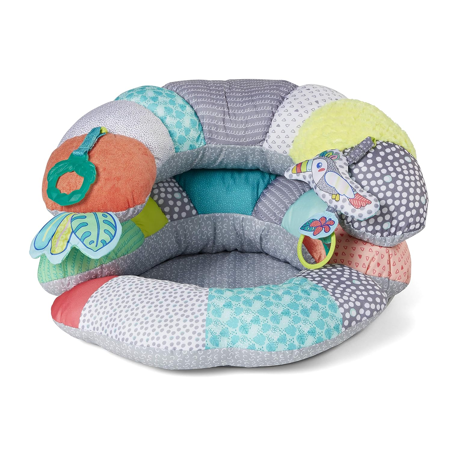 Infantino 2-in-1 Tummy Time Toy - Develop Baby's Neck Strength