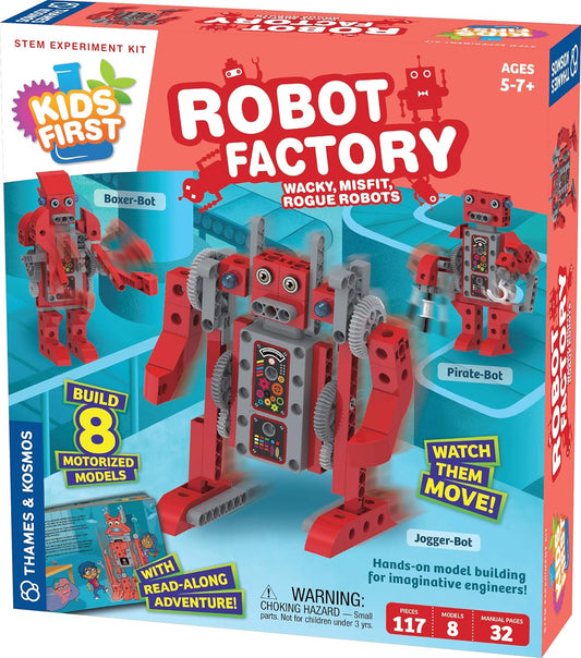 Build 8 Motorized Robots: STEM Kit for Young Engineers