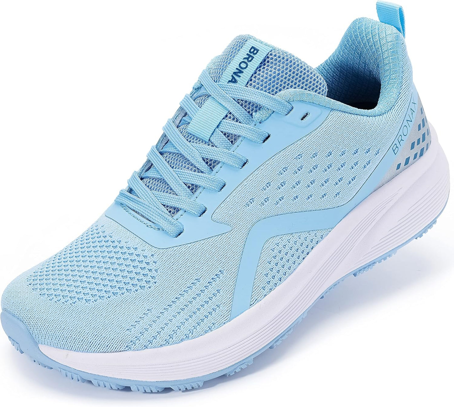 BRONAX Women's Wide Toe Box Road Running Shoes for Comfort
